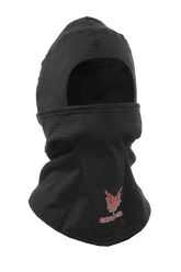 National Safety Apparel H92FWPS Black Power Grid Fleece FR Balaclava, 15 cal/cm²